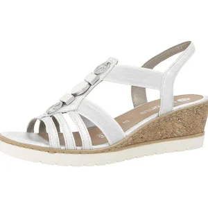 Remonte nu pieds sandales r6264 argent