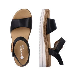 Remonte nu pieds sandales d0q52 noir