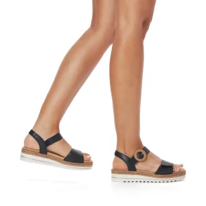 Remonte nu pieds sandales d0q52 noir