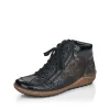 Rieker chaussures a lacets l7541 00 noir