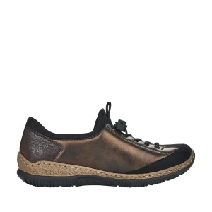 Rieker chaussures a lacets n3261 00 noir
