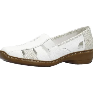 Rieker mocassins 41385 blanc
