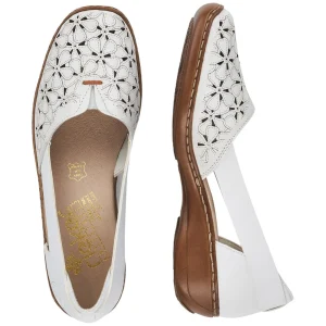 Rieker mocassins 41356 blanc