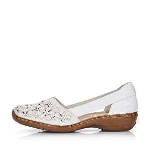 Rieker mocassins 41356 blanc