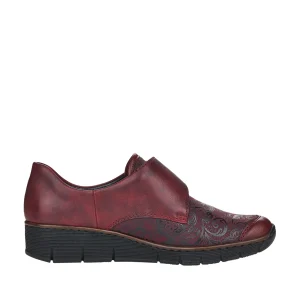 Rieker mocassins 537c0 35 bordeaux