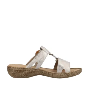 Rieker mules 658n4 beige