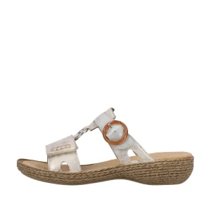 Rieker mules 658n4 beige
