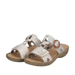 Rieker mules 658n4 beige