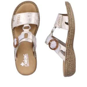 Rieker mules 658n4 beige