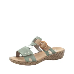 Rieker mules 658n4 vert