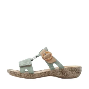 Rieker mules 658n4 vert