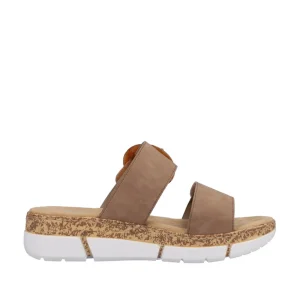 Rieker mules v2392 marron