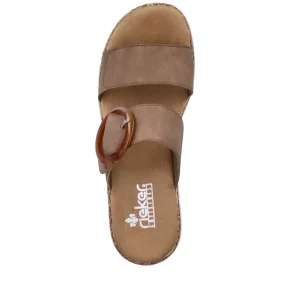 Rieker mules v2392 marron