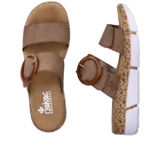 Rieker mules v2392 marron