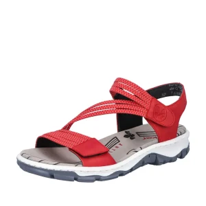 Rieker nu pieds sandales 68871 rouge