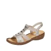 Rieker nu pieds sandales 62850 rose