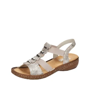 Rieker nu pieds sandales 62850 rose