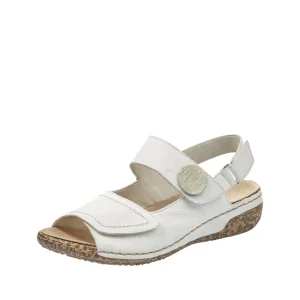 Rieker nu pieds sandales v7272 blanc