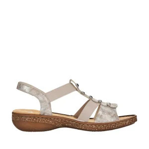 Rieker nu pieds sandales 62850 rose