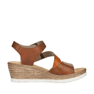 Rieker nu pieds sandales 61922 marron