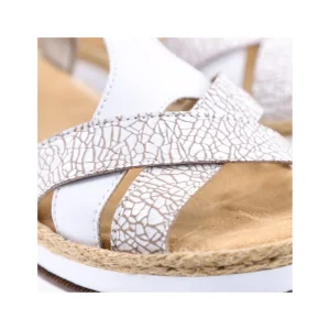 Rieker nu pieds sandales v7919 blanc