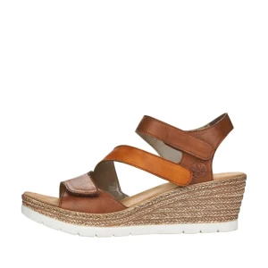 Rieker nu pieds sandales 61922 marron