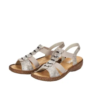 Rieker nu pieds sandales 62850 rose