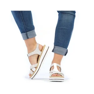 Rieker nu pieds sandales v7919 blanc