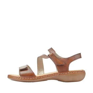 Rieker nu pieds sandales 659c7 marron