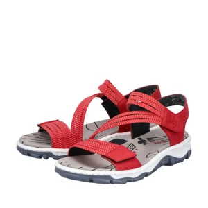 Rieker nu pieds sandales 68871 rouge