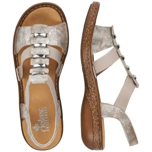 Rieker nu pieds sandales 62850 rose