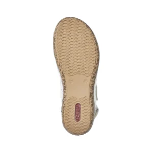 Rieker nu pieds sandales v7272 blanc
