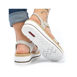 Rieker nu pieds sandales v7919 blanc