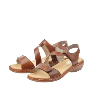 Rieker nu pieds sandales 659c7 marron