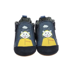 Robeez chaussons watery day marine