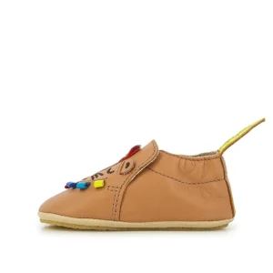 Shoopom chaussons sho leo sheep marron