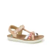 Shoopom nu pieds sandales goa salome corail