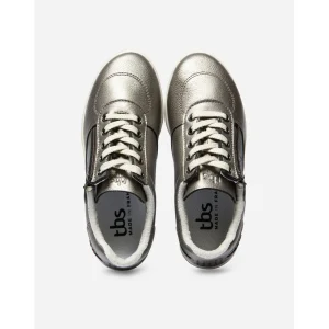 Tbs chaussures a lacets brazip2 argent